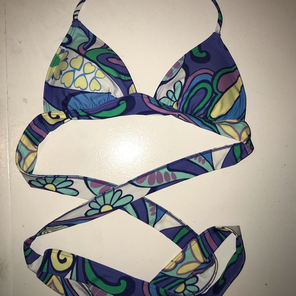Aerie Halter Wrap bikini top
